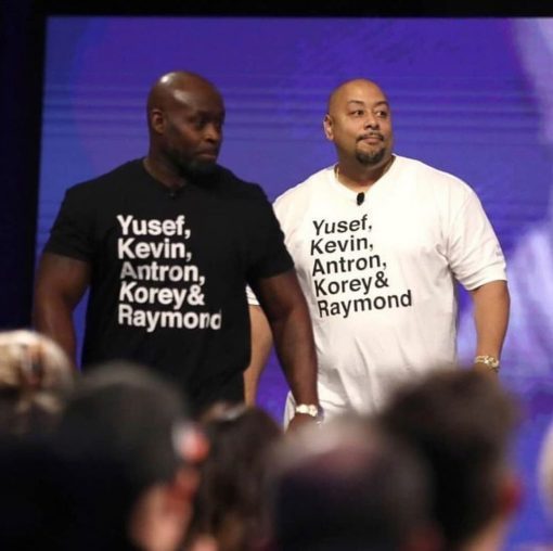 When They See Us Shirt, Yusuf Raymond Korey Antron & Kevin Tshirt - Netflix T-shirt - Exonerated 5 Shirt- Central Park 5 Shirt Movie T-shirt Black and White