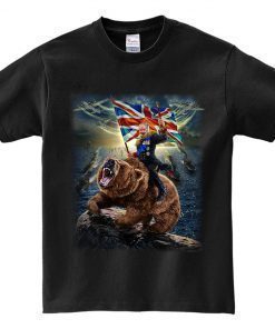 Winston Churchill on Bear Invasion Normandy D-Day T Shirt