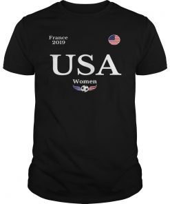 Women & Girl Soccer USA TShirt