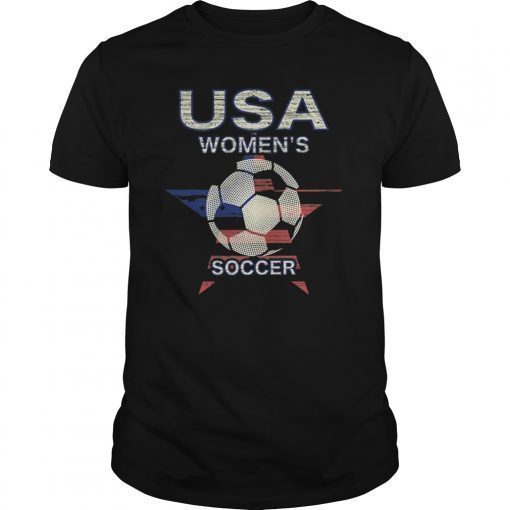Women Soccer USA Team France 2019 World Tournament Shirt