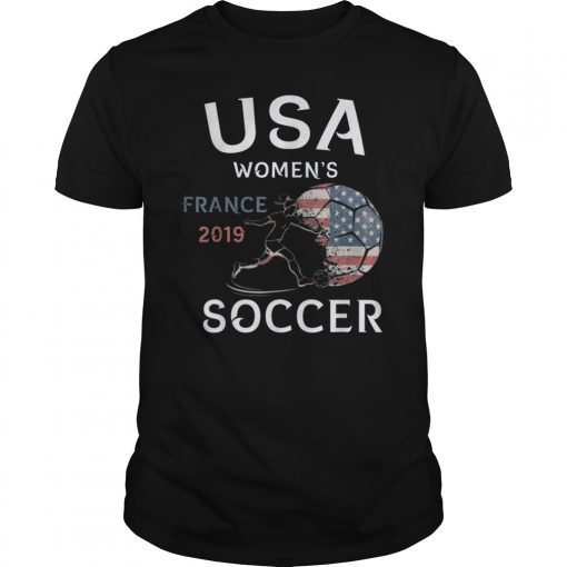 Women Soccer USA Team Shirt France 2019 World Tournament