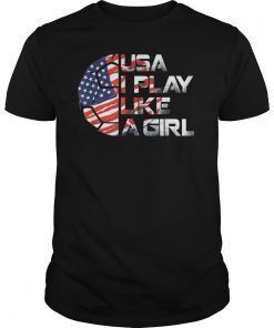 Women Soccer USA Team shirt I play like a girl 2019 T-Shirt