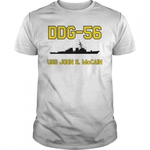 Womens DDG-56 USS John S. McCain T-Shirt