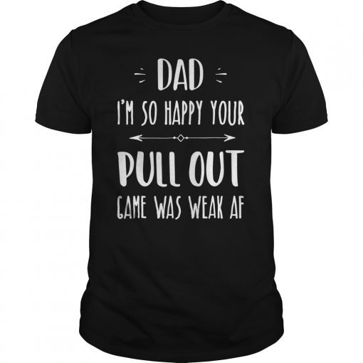 Your Pullout Game Is Weak TShirts