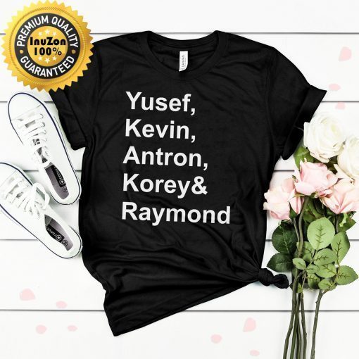 Yusef, Kevin, Antron, Korey, Raymond Vintage Tee Shirts
