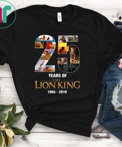 25 years of the lion king 1994-2019 Tshirt