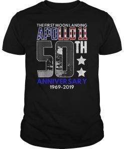 50th Anniversary Moon Landing Apollo 11 1969 - 2019 T-Shirt