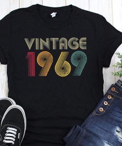 50th birthday vintage 1969 shirt