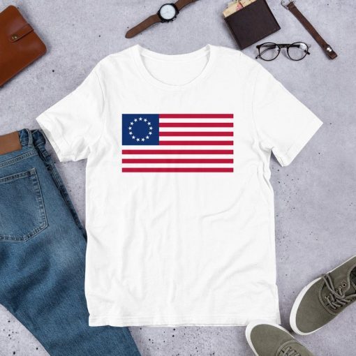 American Flag Shirt American Flag T-shirt USA Flag Shirt Short-Sleeve Unisex Gitf T-Shirts