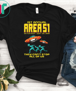 Annual Area 51 5K Fun Run! Alien Raid Gift T-Shirts