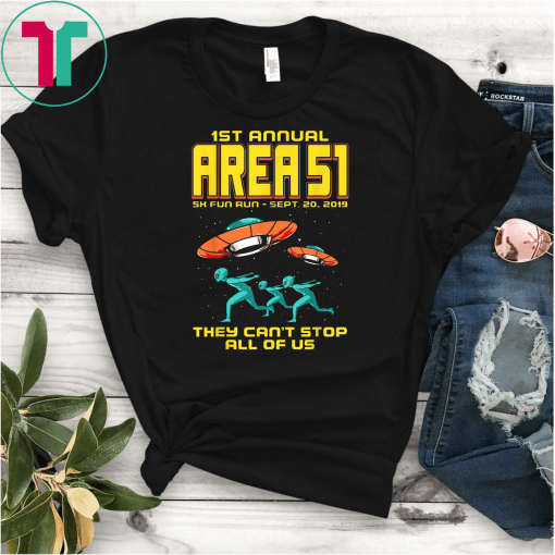 Annual Area 51 5K Fun Run! Alien Raid Gift T-Shirts