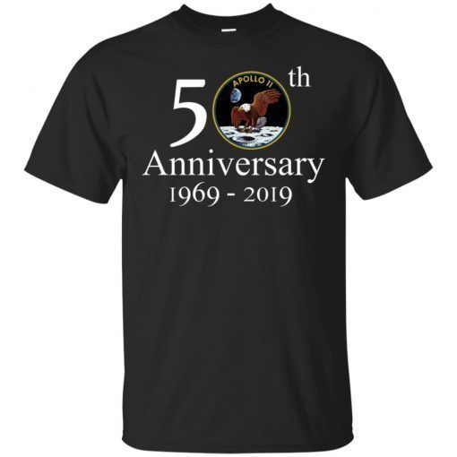 Apollo 11 50th Anniversary NASA Moon Landing Logo T-Shirt