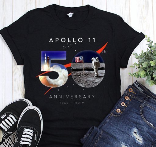 Apollo 11 50th anniversary moon landing 1969-2019 shirt