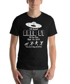 Area 51 1st Annual 5K Fun Run Short-Sleeve Unisex Gift T-Shirt