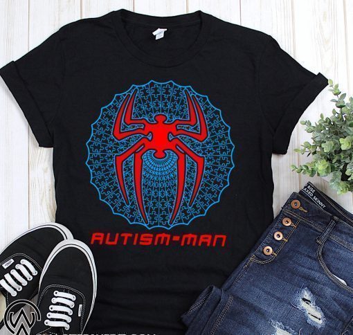 Autism man spider-man shirt