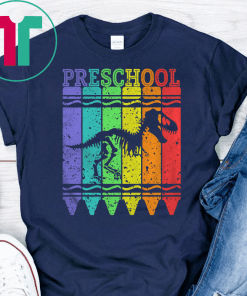 Back To School Shirt Preschool Crayon Dinosaurus Shirt