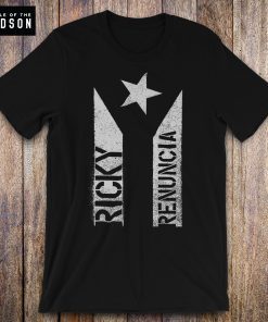Bandera Negra De Puerto Rico Shirt, Black Puerto Rico Flag Shirt Ricky Renuncia, #rickyrenuncia