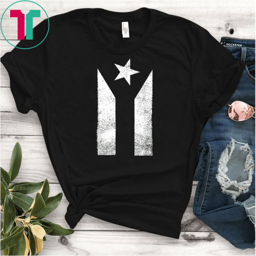 Bandera Negra Puerto Rico Boricua Top T-Shirt