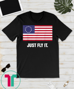 Betsy Ross 1776 Distressed Flag T-Shirt 13 Stars American Patriot Short-Sleeve Unisex T-Shirt