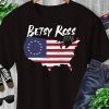 Betsy Ross 1776 Flag God Bless America Vintage T-shirt