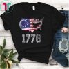 Betsy Ross American Flag 1776 T-Shirt 4th of July Gift Shirt