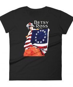 Betsy Ross American Flag 1776 T-Shirt Art 4th of July Gift Women's T-shirt