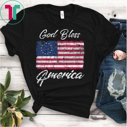 Betsy Ross American Flag Shirt Patriotic God Bless America