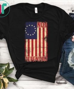 Betsy Ross Distressed Flag with 13 Stars for Protesters T-Shirt