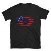 Betsy Ross Old Glory American USA Flag Tee Shirt Colonial Flag Shirt 13 Colonies