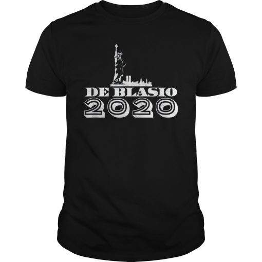 Bill De Blasio 2020 for President Democrat From New York T-Shirt