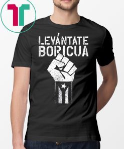 Black Puerto Rico Flag Shirt, Boricua, Resiste, Levantate Boricua, Ricky Renuncia Shirt