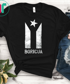 Boricua Bandera Negra Puerto Rico Top T-Shirt Bandera Negra De Puerto Rico Shirts
