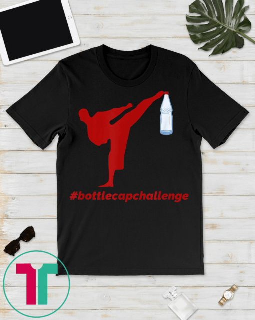 Bottle Cap Challenge Shirt Funny Sport Trend T-Shirt