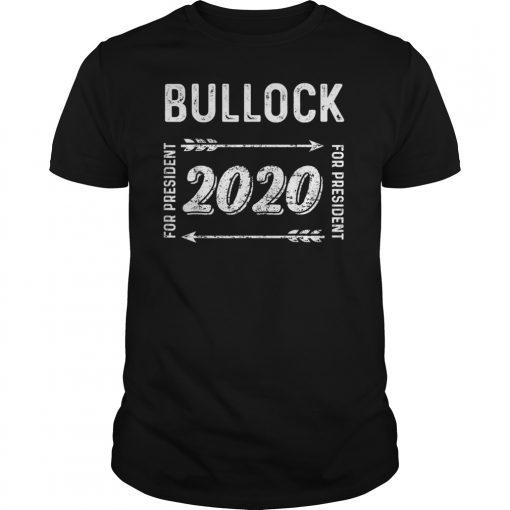 Bullock For President 2020 Gift Election Vintage T-Shirt