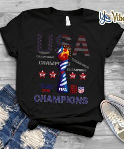 Champions USA Women’s World Cup France 2019 T Shirt