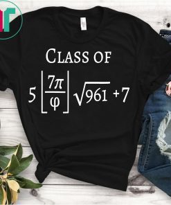 Class of 2022 Funny Math Pi Freshman Graduation Gift Shirt