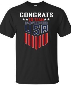 Congrats To Team Usa Gold Cup 2019 Champions T-Shirt