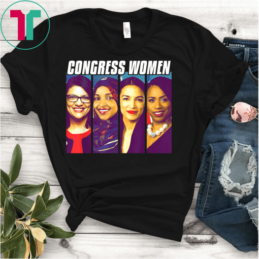 Congress Women AOC Rashida Ayanna Ilhan Pop Art The Squad T-Shirt