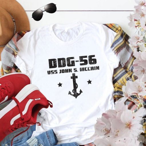 DDG-56 USS John S. McCain shirt , ddg-56 uss, uss john s mccain , uss john mccain shirt, mccain t-shirt , uss john t shirt , mccain