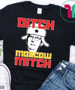 DITCH MOSCOW MITCH Senator McConnell Anti Turtle Face Meme T-Shirt