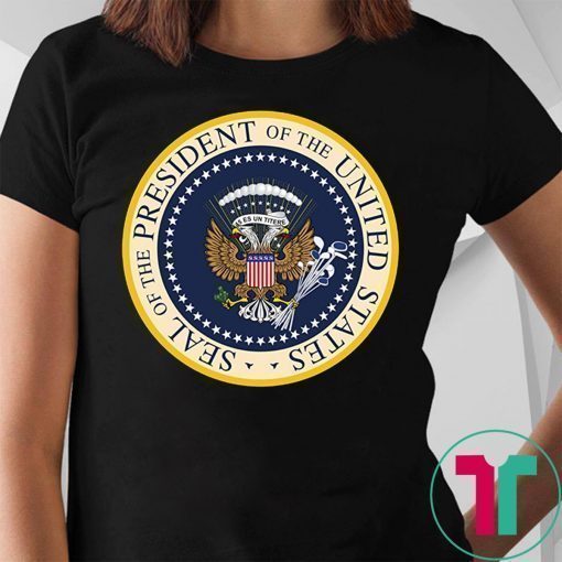 Charles Leazott’s Fake Presidential Seal T-Shirt