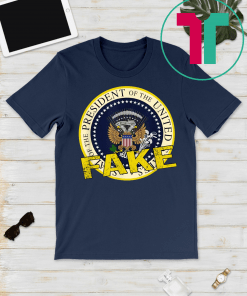 Fake Presidential Seal 45 Es Un Titere Puppet Trump T-Shirt One Term Donnie Merchandise Gift T-Shirt