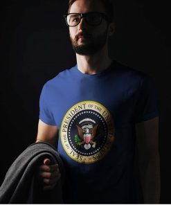 Fake Presidential Seal, Parody Presidential Seal, Anti Trump Shirt, Funny, Extremely Stable Genius, Charles Leazott, 45 is a Puppet