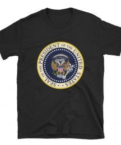 Fake Presidential Seal Tee Shirt , Trump Fake Russian presidential seal 45 is a puppet political shirt