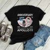 First Moon Landing Shirt 50th Anniversary Apollo 11 50th Anniversary First Man On The Moon 1969 2019 Lunar Mission Astronomy Science Gift