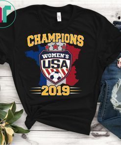 France Map - Women's Soccer with USA Shield Champions Shirt