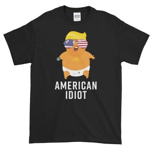Funny Anti Trump Shirt, American Idiot T-Shirt, Trump Baby Balloon T-Shirt for Men, Trump Balloon, Trump Blimp
