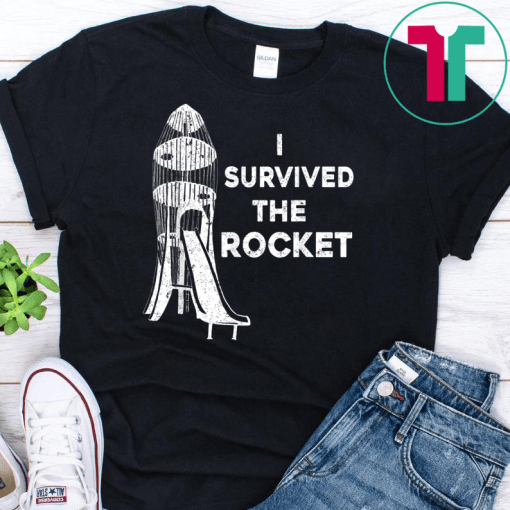 Funny I Survived the Rocket Slide Gift T-Shirt