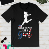 Funny USA Flag Soccer Tshirt Proud to Play like a Girl gift