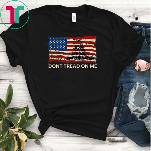 Gadsden Flag dont tread on me shirt gadsden flag Shirt Short-Sleeve Unisex T-Shirts